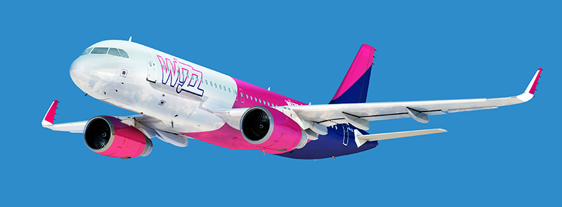 Из Пулково открываются регулярные рейсы европейского лоукостера Wizz Air